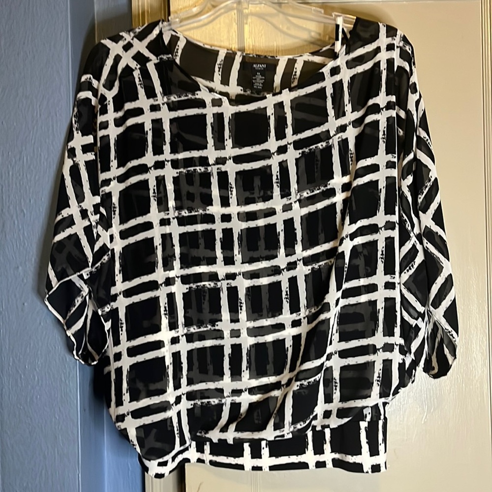 Alfani 2 piece attached blouse